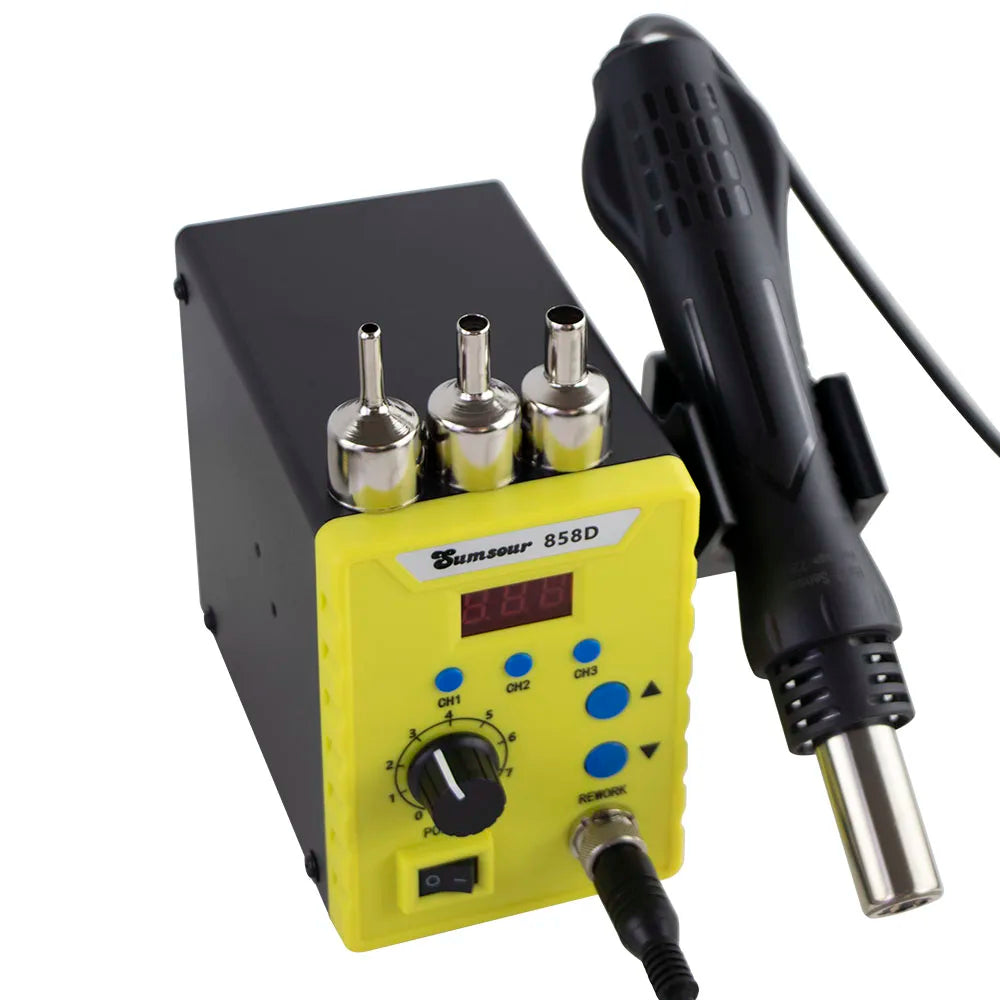 Hot Air Gun 858D BGA Rework Solder Station Heat Gun 220V 700W Hair Dryer For Soldering SMD SMT Welding Repair Tool