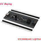 STC8H8K64U STC32G12K128 LQFP64 DIP40 8051 Microcontroller Core Learning Development Board Module USB Download Burning Simulation