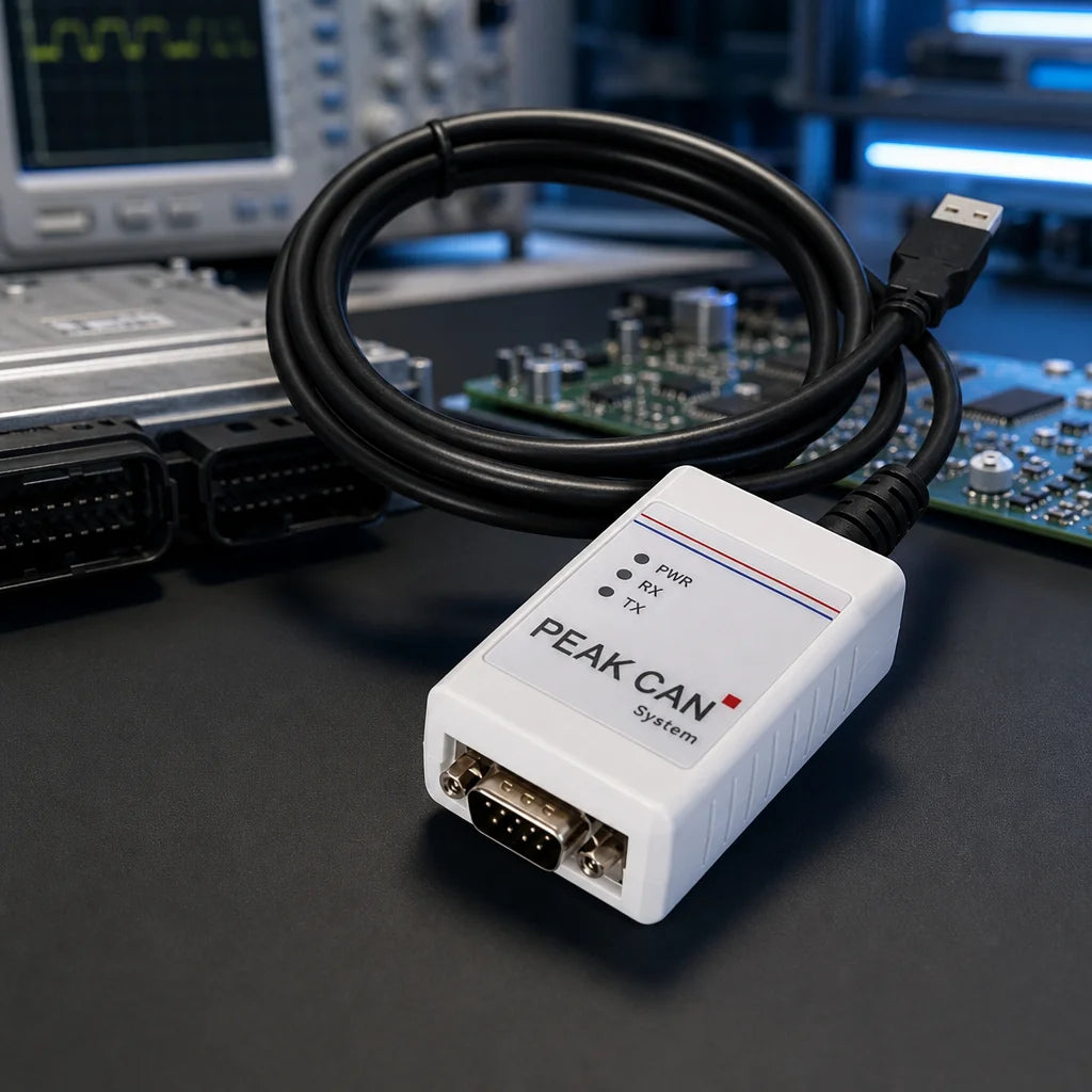 PCAN-USb Compatible with Original Peak Model Ipeh-002022/002021 PCAN Peak USB to CAN Bus Analyzer Tool CAN Bus Adapter PCAN-View