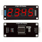 LED Display 0.56 inch 4-Digit 7 Segments Digital Tube Clock Module  TM1637 Double Dots LED Display Screen Board for Arduino