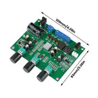 DC 9-18V 2.1 Channel Digital Audio Amplifier Board 2*15W+30W Bluetooth 5.4 Digital Decoder Power Amplifier Audiophile Subwoofer