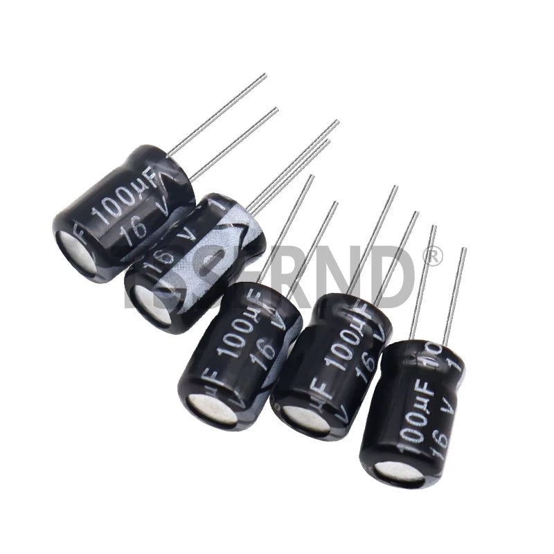 120pcs 0.22UF - 470UF 12Values*10pcs Aluminum Electrolytic Capacitor Assortment Kit Capacitance Pack 0.47UF 10UF 100UF 16V 50V