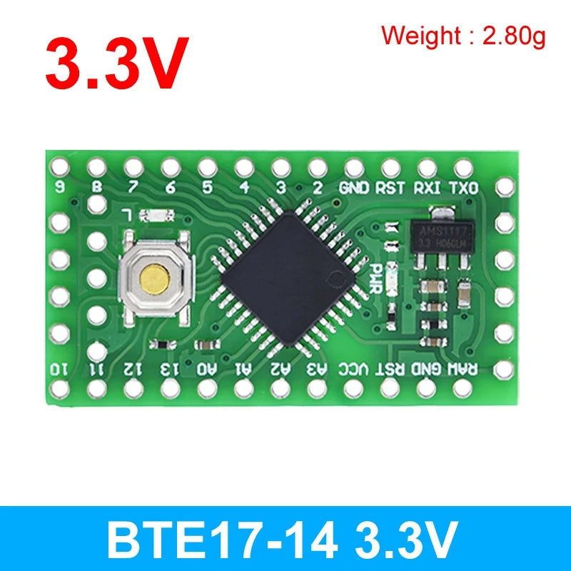 TZT LGT8F328P LQFP32 MiniEVB 3.3V / 5V Replaces Pro Mini ATMEGA328P Fully Compatible For Arduino USE HT42B534-1 Driver
