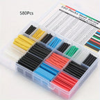 127-750pcs Multi size heat shrink tubing kit - universal, 2:1 shrink, high temperature resistant, insulated tubing with box