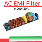 4400W 20A EMI Filter Purifier AC 110V 220V EMI Power Supply Filter Noise Suppressor Electromagnetic Interference Audio Amplifier