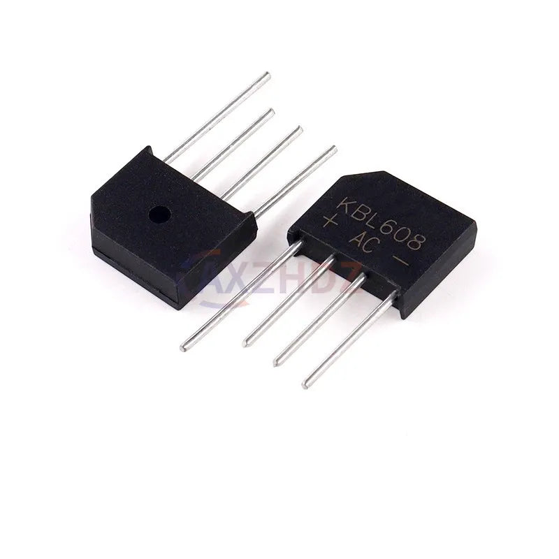 5PCS KBU608 6A 8A 10A 15A 25A 35A 800V 1000V 1KV DIP 4Pin Silicon Bridge Rectifier KBU808 KBU810 KBU1010 KBU1510 KBU2510 KBU3510