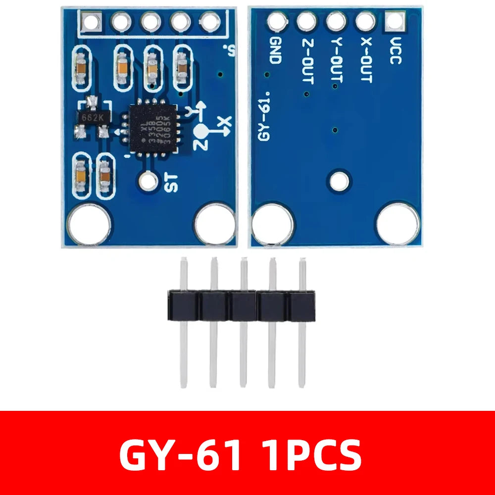 GY-61 ADXL335 / ADXL345 Triaxial Accelerometer Module Set, Analog  Digital Vibration Sensor Kit for Arduino
