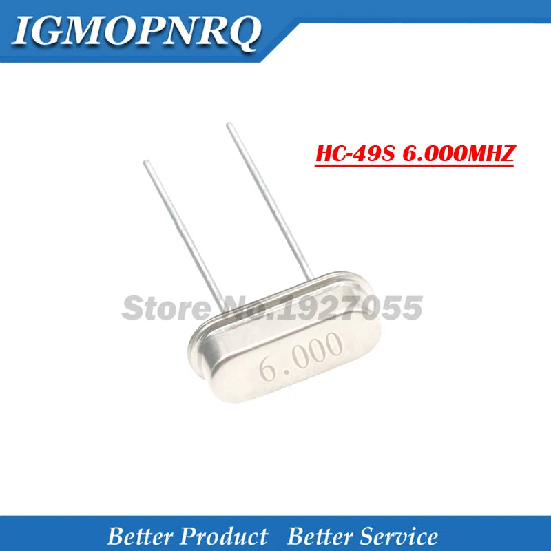 10PCS 4Mhz 6Mhz 8Mhz 12Mhz 16Mhz 20Mhz 24Mhz 32.768K 2*6 32.768K 3*8 HC49S Quartz Crystal Resonator Passive Oscillator HC 49 new
