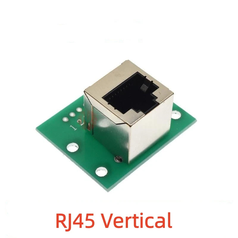 1PCS RJ45 Network Port 8P Adapter Board Vertical/Horizontal Adapter Board/Test Board Network Port Adapter Line Terminal