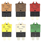 DC14/32V 5A-30A Automatic Reset Mini ATM Circuit Breaker Blade Fuse With Automatic Recovery for Car Motorcycle Truck Boat Marine