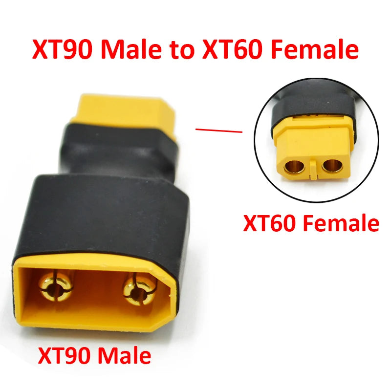 1/5/10PCS Adapter XT60 Male / Female To XT90 Male / Female Connector Conversion Adapter for RC Lipo Battery Control Parts DIY