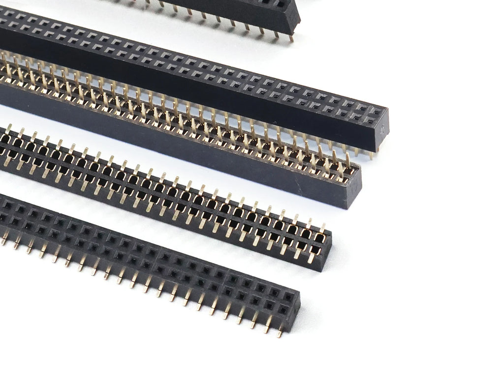 2.0mm SMD double row female header 2x2/3/4/5/6/7/8/10/20/40 pin header connector 2mm spacing bar, suitable for Arduino PCB