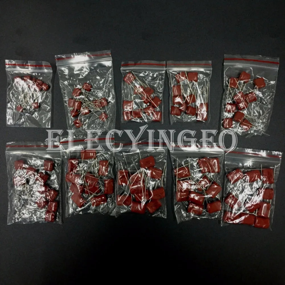 CBB Metal Film Capacitor Assortment Kit 250V 400V 630V 1000V 1600V Metallized Polypropylene Film Capacitors Kits