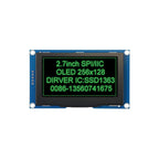 2.7 Inch 256*128 OLED Display Screen COG SPI IIC I2C interface 4PIN 7PIN 30PIN LCD Panel 256x128