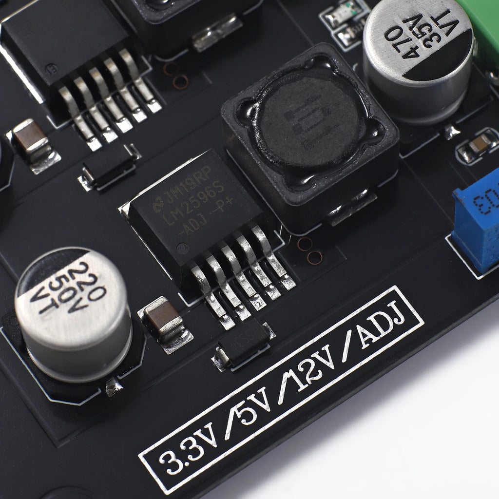 LM2596 Multi Channel Switching Power Supply 3.3V/5V/12V/ADJ Adjustable Voltage Output Power Supply Module