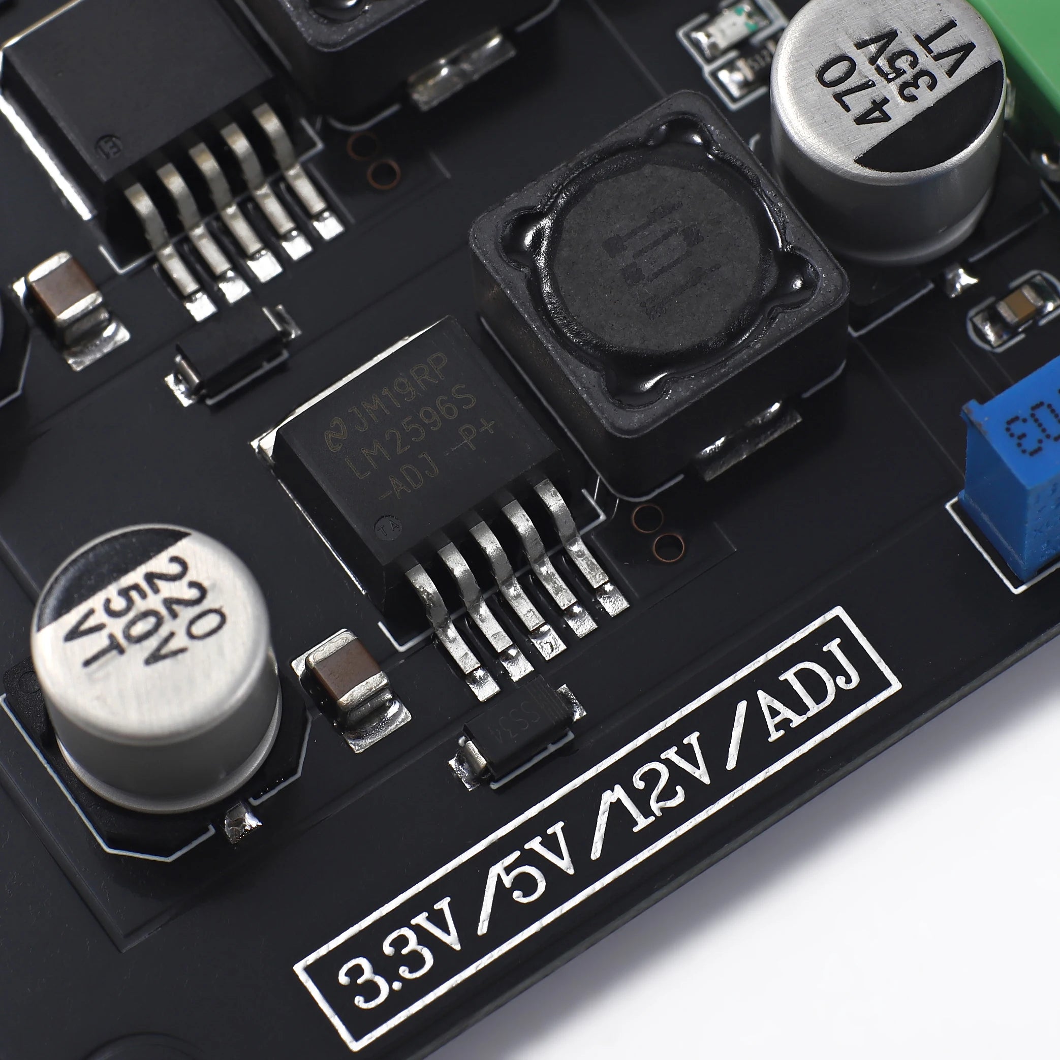 LM2596 Multi Channel Switching Power Supply 3.3V/5V/12V/ADJ Adjustable Voltage Output Power Supply Module