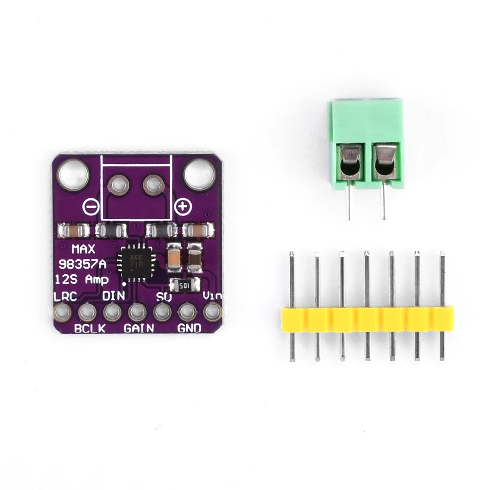 High Quality MAX98357 MAX98357A I2S 3W Class D Amplifier Breakout Interface I2S DAC Decoder for Raspberry Pi Esp32