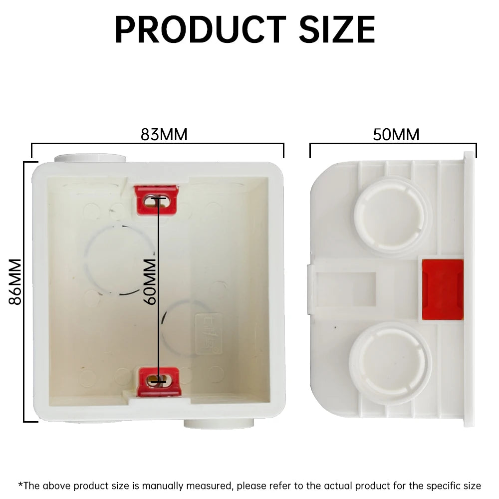 AMPCOM 86 Type Faceplate Computer Socket Panel Network Module RJ11 RJ45 Cable Interface Outlet Wall Socket Electrical Equipment