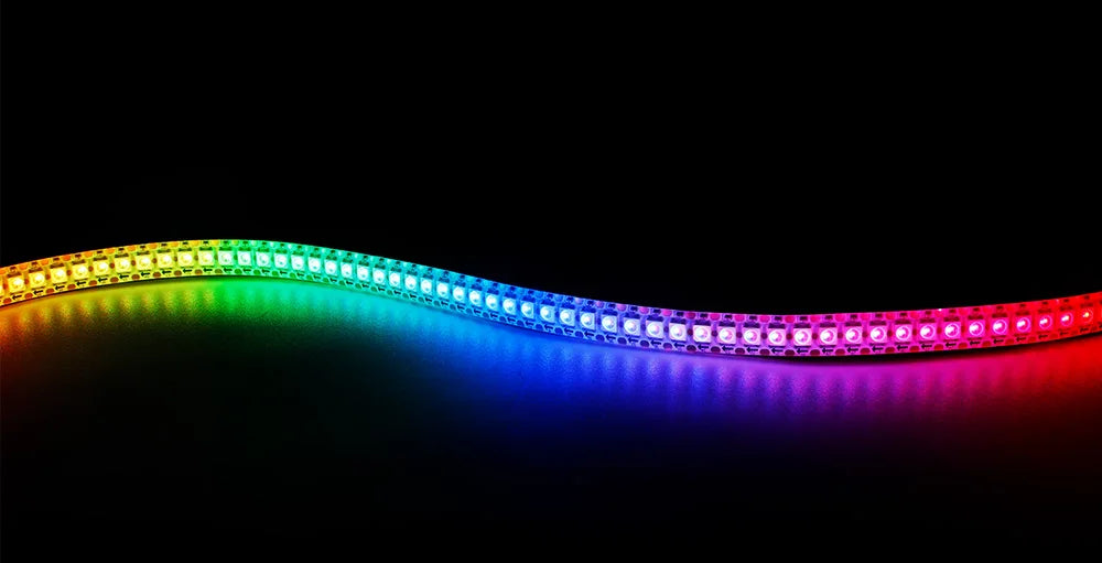 WS2812B WS2811 WS2815 WS2813 DC5V/12V RGB LED Strip WS2812 30/60/144pixels/Leds/M Individually Addressable Tape Light IP30/65/67