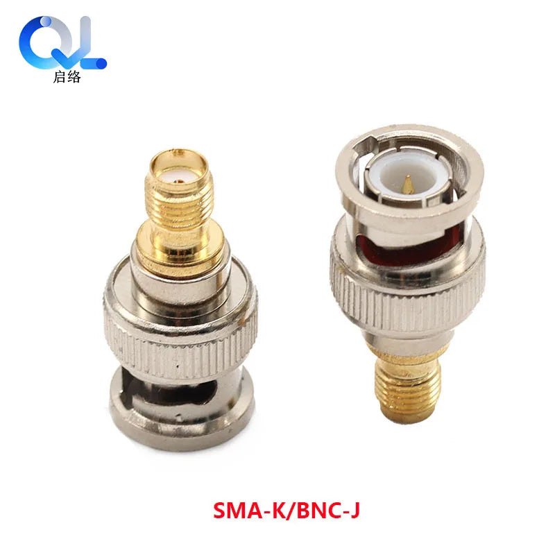 SMA to BNC Adapter SMA Male Plug to BNC Female M/F Radio Antenna Connector RF Converter M/F Radio Antenna Adapters Kit Coaxial