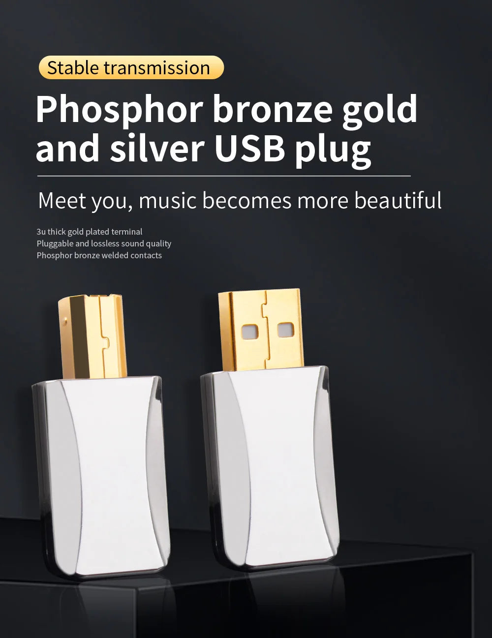 1 Set YYTCG Connector Usb A + Usb B, Usb Connector Usb Cable Acces