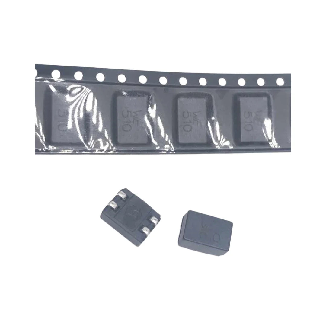 10pcs/original car common mode inductor 51UH 80V 1A choke filter 744227S WE510