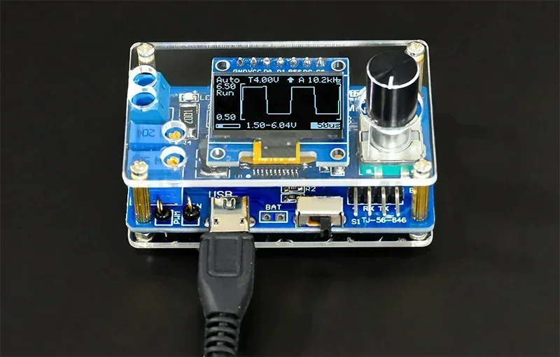 DIY Mini Digital Oscilloscope Kit STC8K8A Microcontroller Electronic Soldering Practice Loose Parts