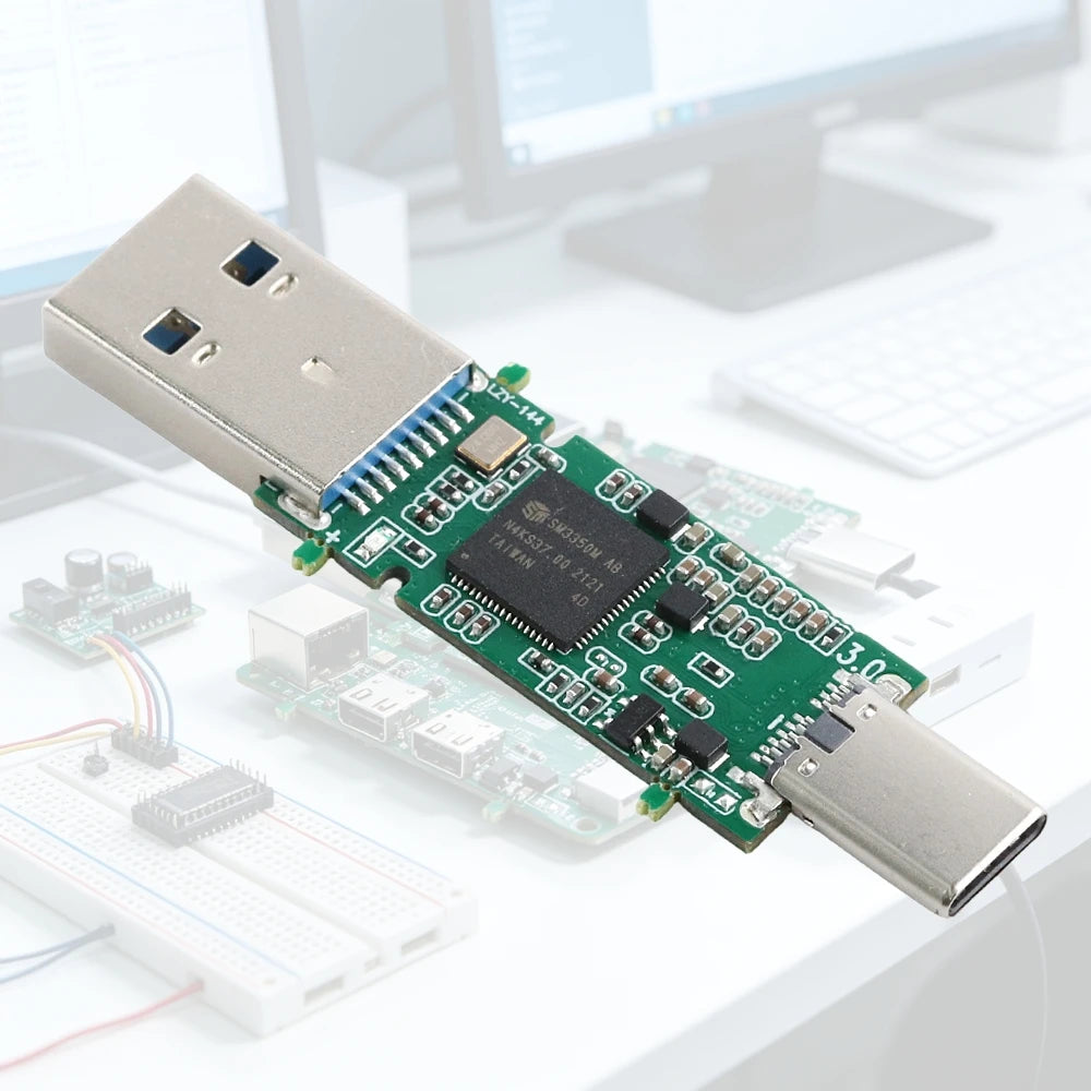 SM3350 USB Main Control Board Module UFS BGA153 USB3.1 Type-C Dual Interface Flash Drive Storage Module DIY Soldering Project