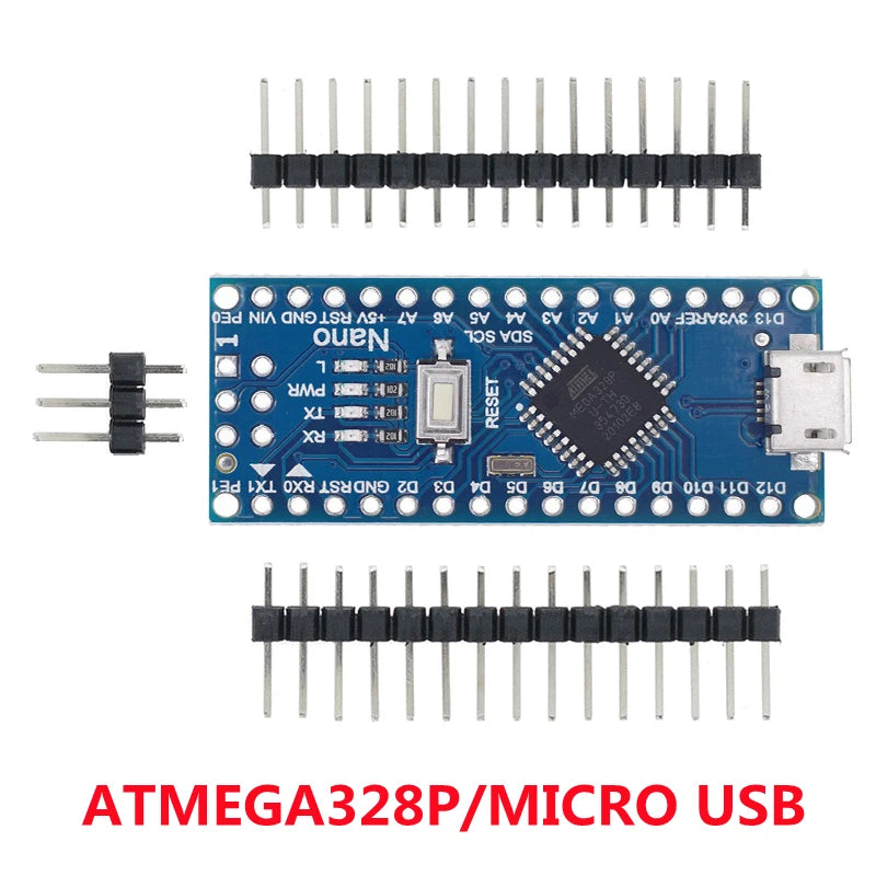 AITEWIN Promotion For arduino Nano 3.0 Atmega328 Controller Compatible Board  Module PCB Development Board without USB V3.0