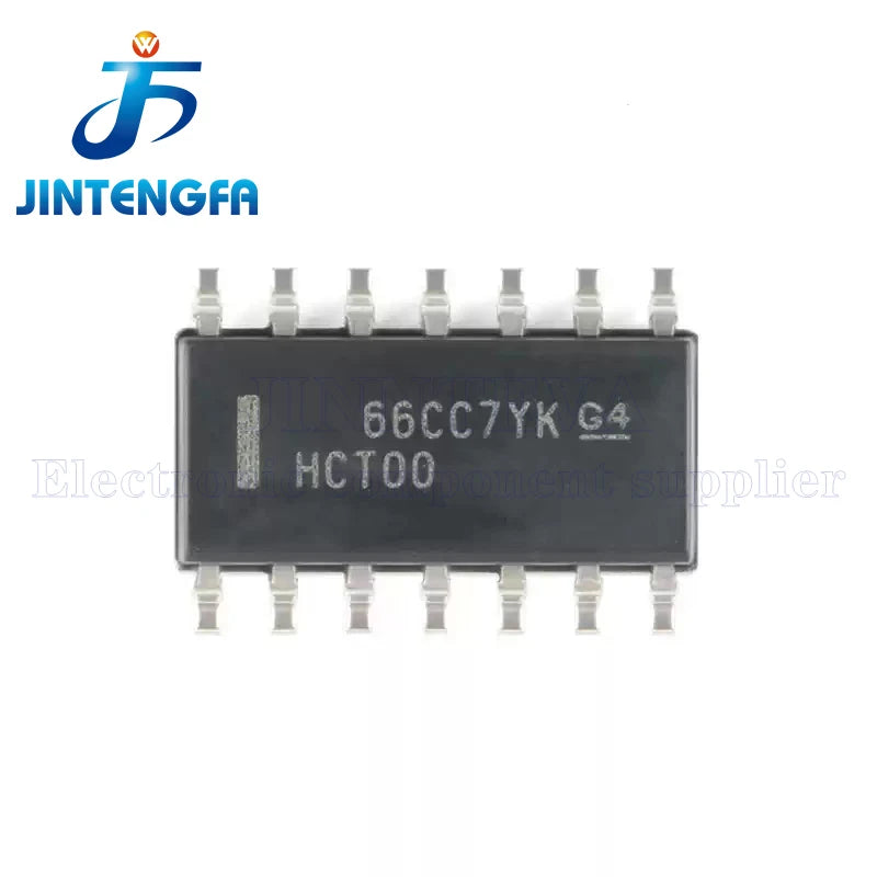 10PCS SN74 SN74HCT00DR HCT00 SOIC-14 Four-way 2 Input Positive NAND Gate Chip Logic Chip Brand New Authentic