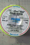 10Meters German original FELLDER RA Series Lead-Free Silver-Containing Solder Wire 3.8%Ag 1.0mm Wire Diameter silver solder
