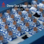 Kailh Deep Sea Silent Keyboard Switch Pro Whale Tactile 60g Lonely Island Linear 45g RGB 5pin for Custom Mechanical Keyboard