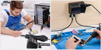 JCD 2 in 1 750W Hot Air Gun LCD Digital Display Welding Soldering Rework Station for Cell-phone BGA SMD PCB IC Solder Iron 8898