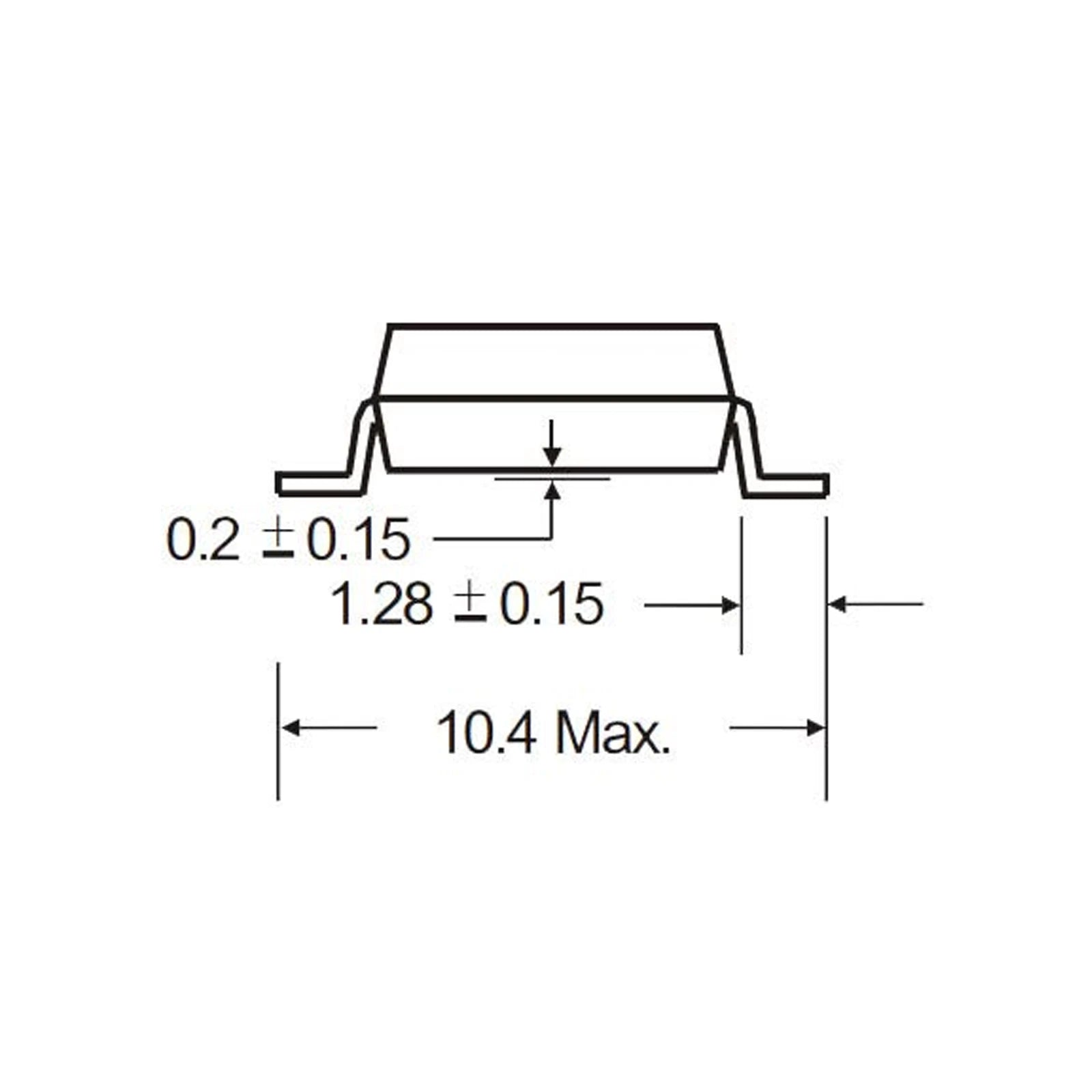 50pcs DB107S DB207S DB307S DB407S Bridge Rectifier SMD Diode 1A 2A 3A 4A 1000V
