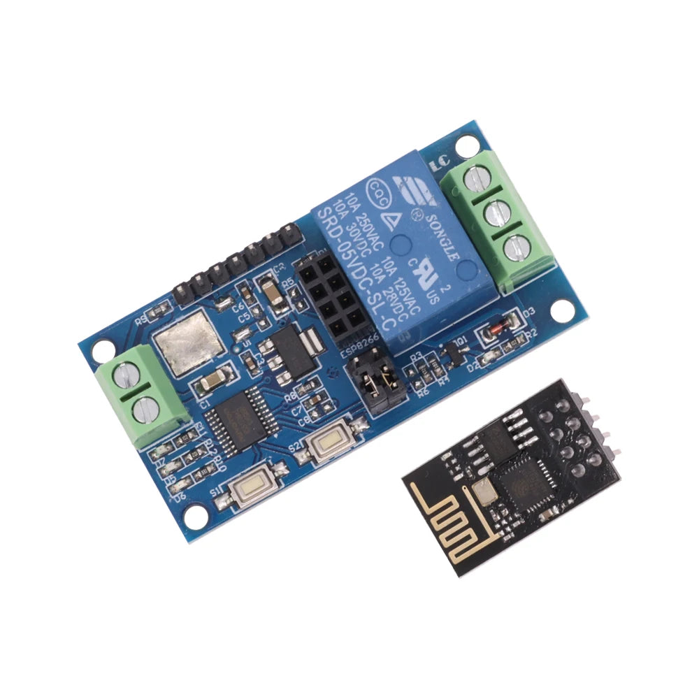 5V ESP8266 ESP-01 1 Channel WiFi Relay Module ESP-01S 2 Way Relay Module For IOT Smart Home remote control switch phone APP