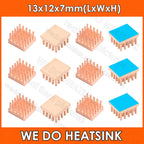 WE DO HEATSINK Small Tiny Useful Pure Copper Heat Sink Without or With Thermal Pad For Raspberry Pi Banana Pi IC Chipset Package
