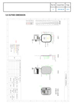 2.06-inch AMOLED display capacitive touchscreen CO5300AF-51 driver IC QSPI interface 24-pin male connector