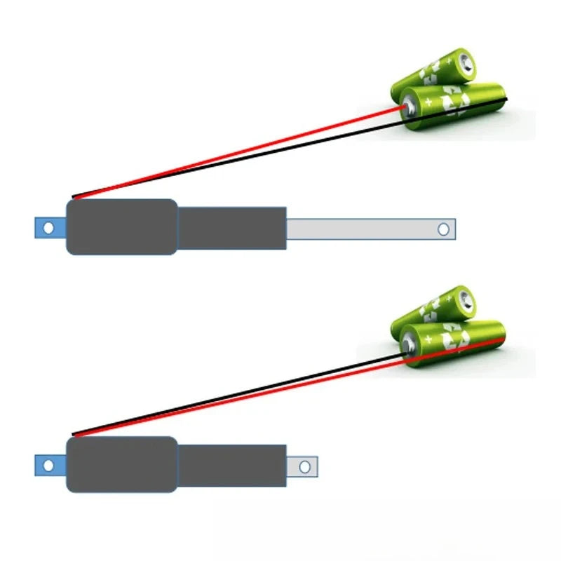 6V 12V 24V Micro New Linear Actuator DC Motor 30/50/75/100/150mm Stroke Customized 188N for Remote Controls Robotics Automation