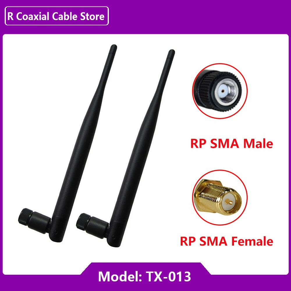 1PC Glue Stick Set-top Box Antenna 2.4G 5DB High Gain WIFI Bluetooth Wireless Router Antenna Security Antenna
