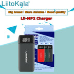 LiitoKala Lii-MP2 21700 18650 Power Bank QC3.0 Fast Charging Type-C INPUT USB Charger 20700 Mobile Power LCD Battery Charger