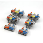 Wire Connector Electrical Cable Terminals Blocks Universal Quick Conductor Splitter Push-in LED Tool Mountable Rail Junction Box