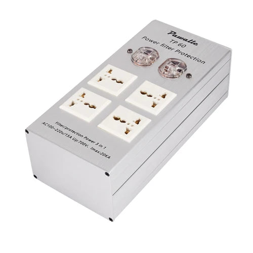 New Power Filter Lightning Protection Socket Anti-jamming Purifier 80V-240V General 3000W 15A 2 Level Surge Protection