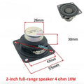 SOTAMIA 2Pcs 2 Inch Square Audio Full Range HiFi Speaker 4 Ohm 8 Ohm 20W 15W 10W 4R 8R DIY Soundbar Bluetooth Speaker