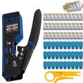 RJ45 CAT7 CAT6A Crimping Tool Connector for Cat7/6a/6/5e Network Connector Wire Cutter Wire Stripper Ethernet Crimper