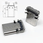 1PC TYPE C Male 12PIN Board 4 Leg 90 Degree SMT 13.1mm USB3.1 12P Type C Charging Port Plug Socket Connector 5A Current SMT Plug