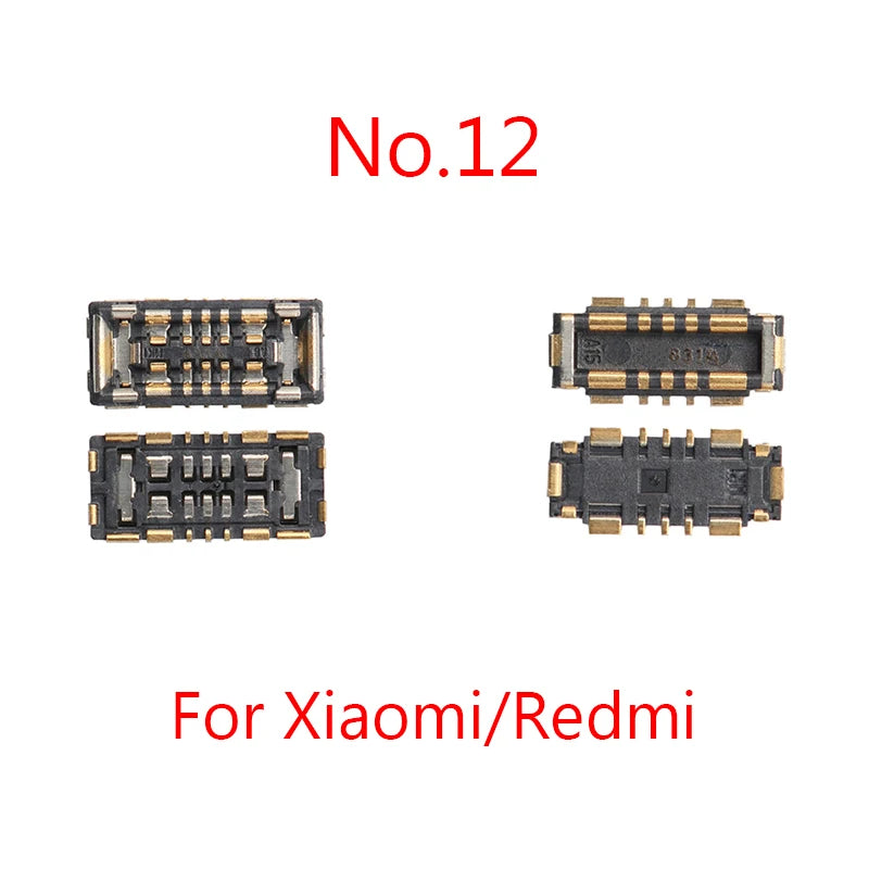 2sets Battery FPC Connector On Board For HUAWEI Honor Xiaomi Redmi Meizu OPPO VIVO Lenovo Samsung Sony ASUS Pixel Infinix Tecno