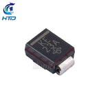 50PCS TVS DIODE SMBJ54A SMBJ58A SMBJ60A SMBJ64A SMBJ70A SMBJ75A SMBJ78A SMBJ85A SMBJ90A SMBJ100A 600W SMB(DO-214AA)