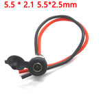 1/3PCS DC 5.5*2.1/5.5*2.5 Power Cable Wire Connector 5521 5525 Charger High Current DC Power Plug Female Socket About 20CM