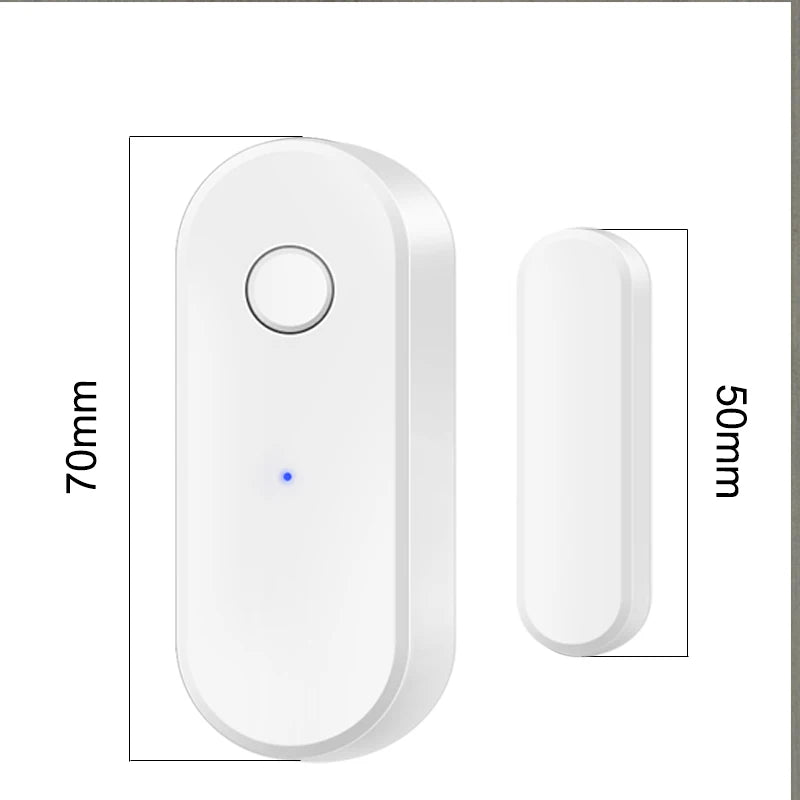 Tuya WiFi Door Sensor Window Anti-intrusion Door Open Close Burglar Security Alarm Magnetic Sensor Smart Life Alexa Google Home