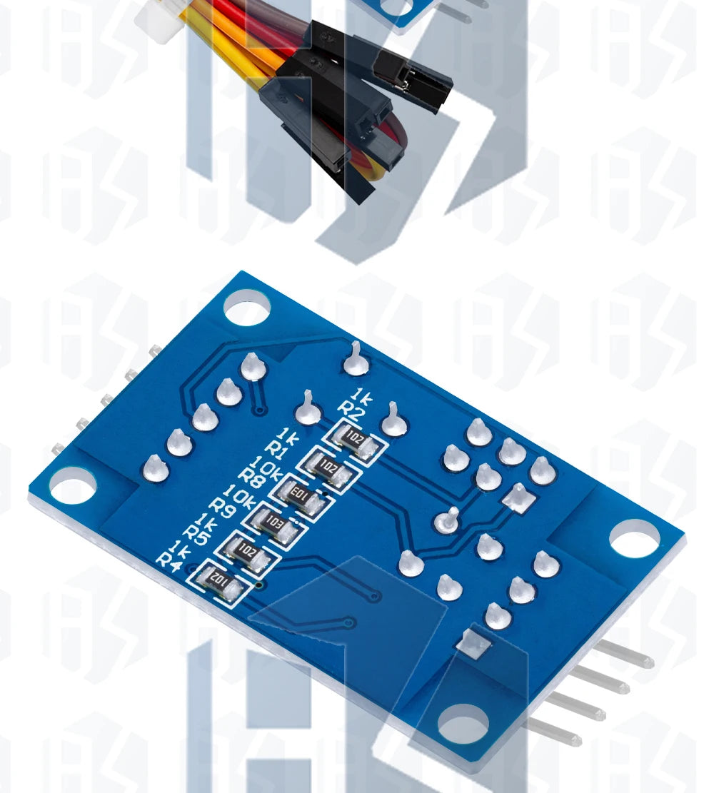 ‌PCF8591 ADC/DAC Converter Module – 8-Bit I2C Interface with Analog Inputs for Light/Temperature Sensor